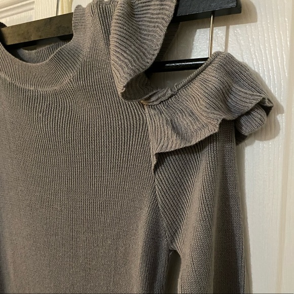 Bluenotes Light Grey Knitted Sweater (W/ Shoulder Opening) - Picture 3 of 6